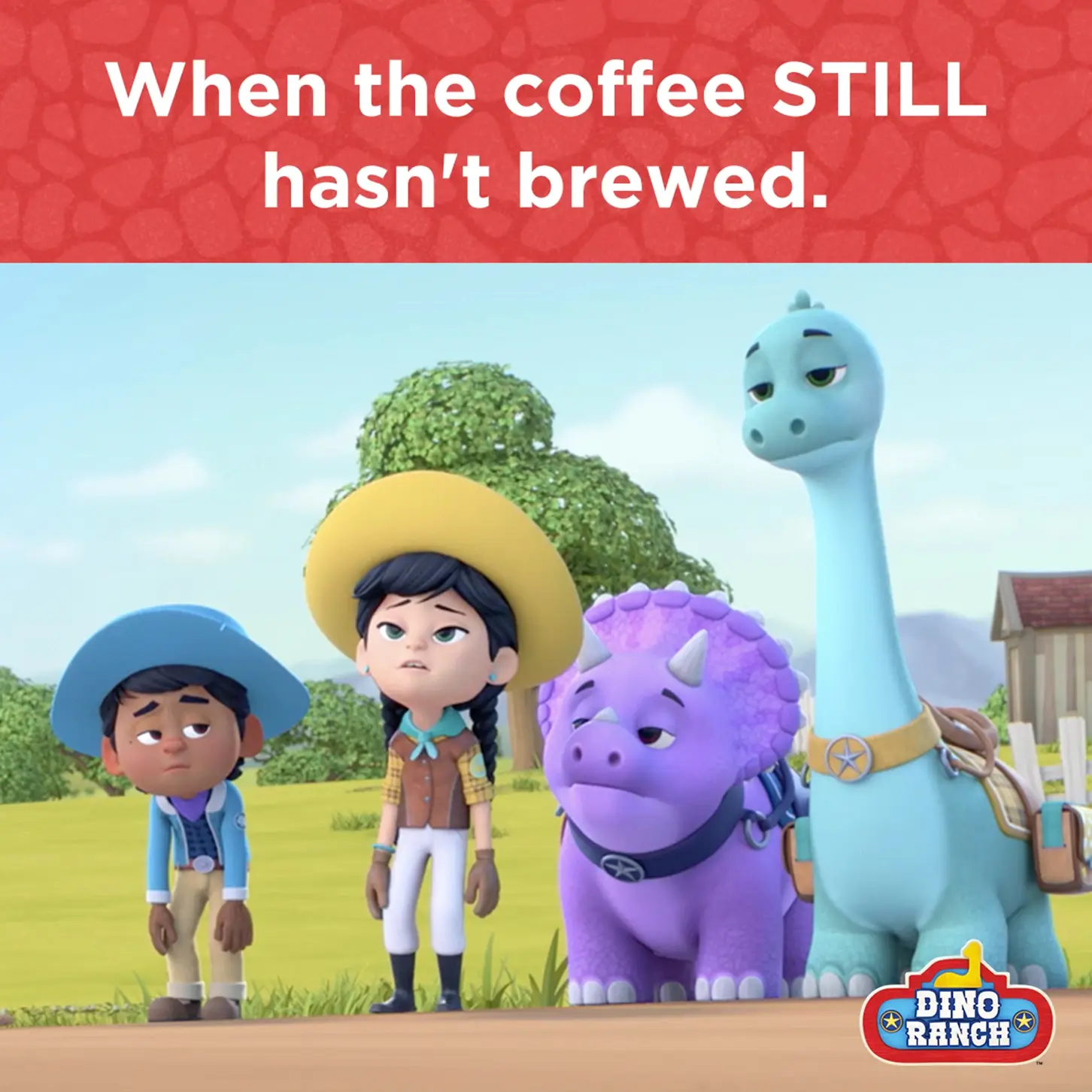DIno Ranch SQ - Coffee Meme